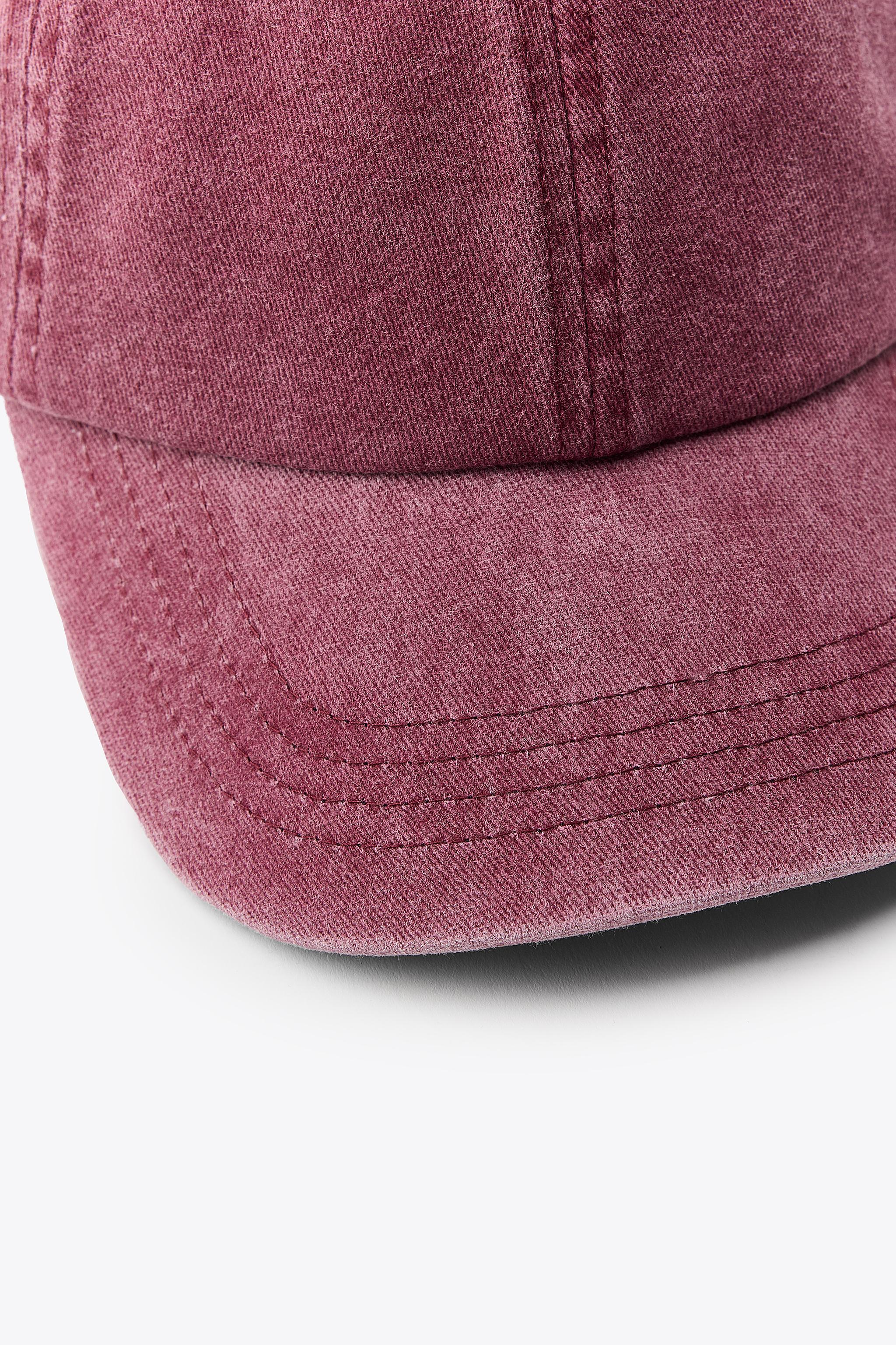 WASHED EFFECT TWILL CAP